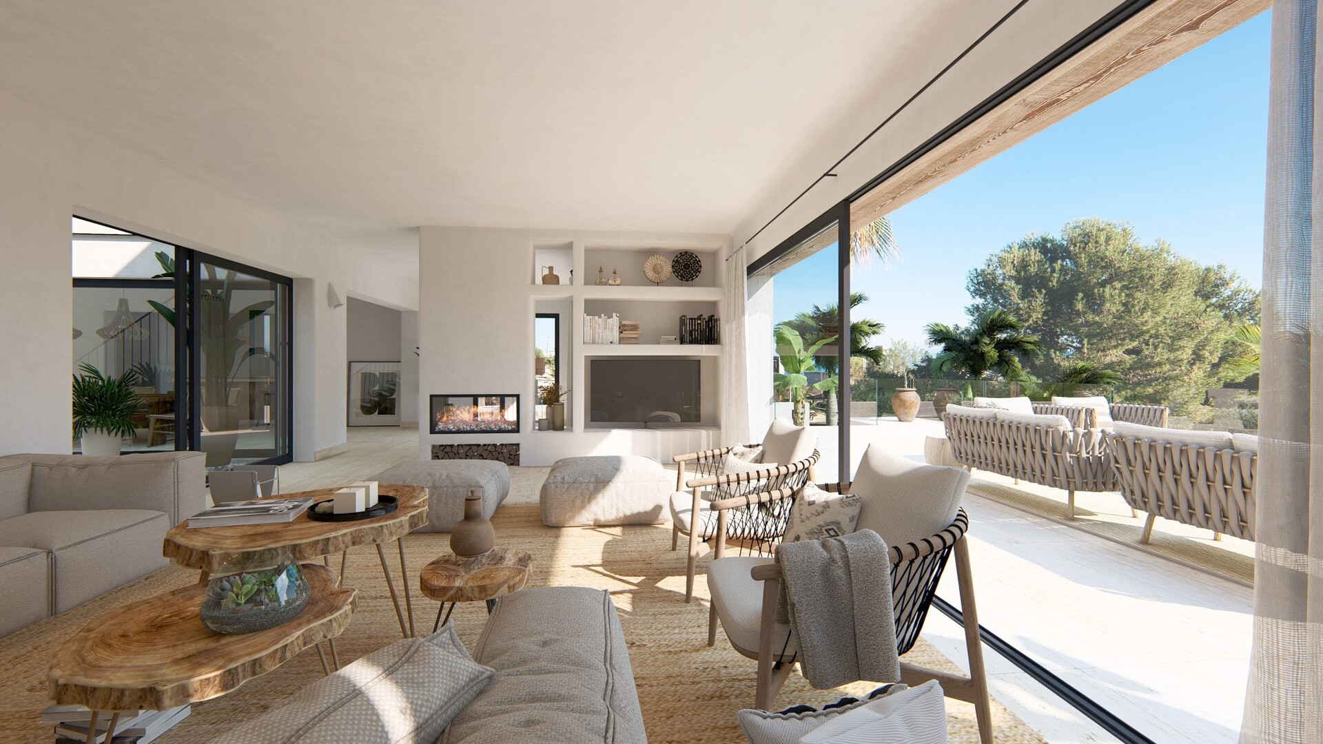 Luxe villa in Ibizastijl met zeezicht - Benissa